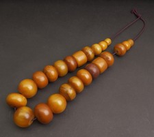 African Faturan Phenolic Resin Bakelite Old Trade Bead Necklace 