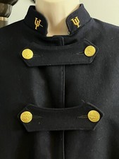 IU-Indiana University 1940-50s NURSE Cape BRUCKS Red Lining Gold Indiana Buttons picture