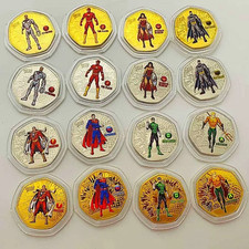 DC Comics Coin Collectable Superhero Movie Commemorative 1-pc picture