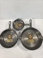 New Griswold Cast Iron #3, 6, 8, Very Rare NOS Stickered Set of 3 picture