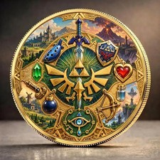 The Legend of Zelda 40th Anniversary Commemorative Coin - Coin Collection TLOZ06 picture