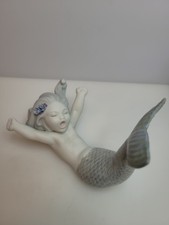 Lladro Waking Up At Sea Mermaid 01018113 Signed by Founder Juan Lladro with Box picture