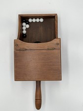 Antique Masonic Mason Secret Ballot Box With Marbles Voting Fraternal Masonic picture