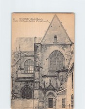Postcard Saint-Jean-Baptiste Church in Chaumont France picture