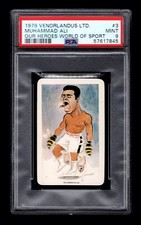 PSA 9 MUHAMMAD ALI 1979 Venorlandus Boxing Card #3 MUHAMMAD ALI picture