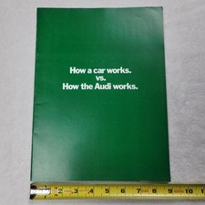 1973 Audi Car Dealer Sales Brochure - How the Audi Works 100LS picture