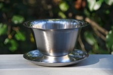 VOLLRATH 6206 Stainless Steel (Sauce, Dip) Bowl Server w/Attached Underplate picture