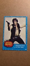 1977 TOPPS STAR WARS HARRISON FORD AS HAN SOLO #58 NM* picture