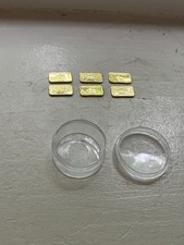 6 GRAMS 1 GRAM BARS BUFFALO BULLION 100 MILLS GREAT BUY picture