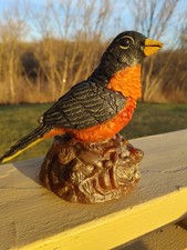 Vintage Gemmy Industries Working Animated Singing Robin Bird Rockin' Robin picture