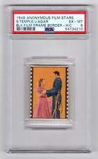 PSA 6 SHIRLEY TEMPLE in FORT APACHE 1948 Anonymous Card 2nd Highest Ever Graded picture