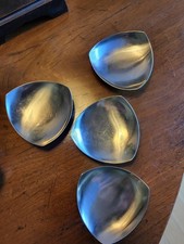 Vintage Set of 4 IOB Stelton Stainless Steel 18/8 Candle Holders Made In Denmark picture