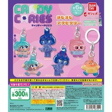 BANDAI Candy Caries Mejirushi Accessories Set of 6 Gashapon Clear picture
