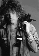 1980s Signer Jon Bon Jovi Vintage Retro Celebrity Photo Poster 13x19 picture