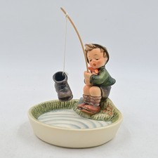 Hummel Goebel Just Fishing Figurine 373 Vintage W Germany TMK 6 picture