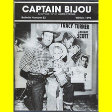 CAPTAIN BIJOU comics & collectibles #22-WTR 1993-W WILD BILL ELLIOT magazine picture