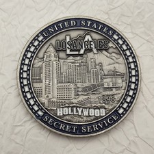 USSS Los Angeles Secret Service  Hollywood Challenge Coin picture