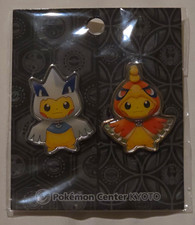 Pokemon Center Kyoto Limited Lugia & Ho-Oh Poncho Pikachu Pin Badge picture
