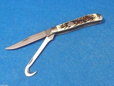 Rite EDGE 211162-BO HOOF KNIFE Imitation stag pocket folder knife 3 3/4