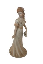 Vintage HOMCO Masterpiece Porcelain Victoria Figurine #1479 1991 Victorian Lady picture