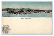 c1905 A View Of Harbor Of Honolulu Hawaii HI Unposted Antique Postcard picture