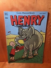 Vintage Carl Anderson's Henry Vol. 1 No. 24 Dell Comics March-April 1952 FN/VF picture