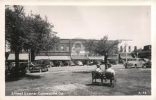 Gainesville Georgia GA Street Scene Hall County RPPC Photo Postcard COPY picture