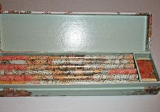 Wedgwood Archive Collection Pencil Case 6 Pencils Eraser Unused picture