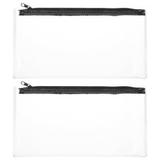 2PCS Clear Pouch with Zipper for Exams picture