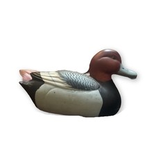 JASCO Redhead Duck Decoy Miniature Hand Painted Figurine Made in Taiwan Vintage picture