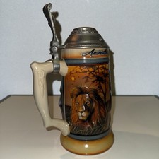 Budweiser 1997 Animals of the Seven Continents AFRICA Beer Stein First Of Seven. picture