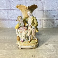 Betson Style French Porcelain Vase Couple Atq Vtg picture