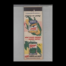 Matchbook Cover Libby's Sweet Peas Extra Tender & Sweet picture
