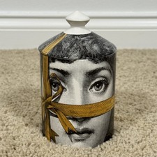 Fornasetti Regalo Candle Gold Black Limited Edition Made In Italy picture