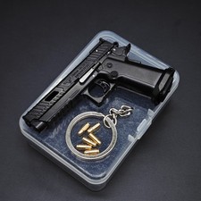 G34 Pit Viper 1:3 Mini Alloy Pistol Shell Ejection Realistic Model Keychain picture
