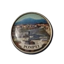 Pompei Italy Scenic Travel Souvenir Pin picture