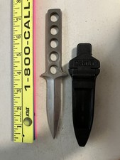 Vintage TEKNA Ocean Edge Dive Knife Double Edge With Original Sheath picture