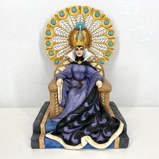 Jim Shore Disney Traditions “Evil Enthroned” Rare Snow White Evil Queen Figure picture