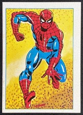 1980 Marvel Super Heroes Spiderman #61 French Variant Rare Sticker/Card  picture