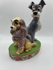 Jim Shore Disney Traditions Opposites Attract Lady and The Tramp Figurine picture