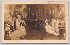 Antique the Trial of Queen Catherine Edwin Austin Abbey Art 1910s picture