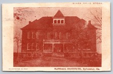 McPhaul Institute Sylvester Georgia GA 1907 Postcard picture