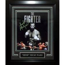 Micky Ward Irish Autographed Boxing Deluxe Framed 8x10 Photo 