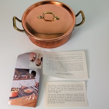 Vintage La Belle Cuisine Centuria International 7.5” Sauce Pan Copper  France picture