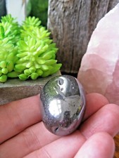 New Chunky Natural Gray Hematite Tumbled Pocket Stone picture