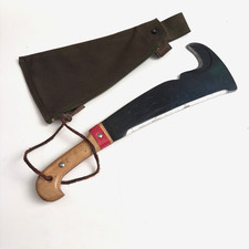 Victor USA Vintage Woodsman's Pal Survival Tool Machete 481 w/Canvas Belt Sheath picture