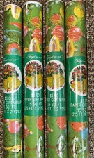 Vintage 1977 Christmas Wrapping Paper Gift Wrap AMERICAN GREETINGS 4 Rolls picture