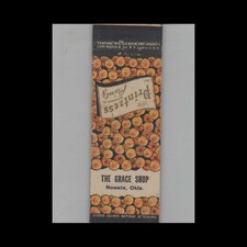 Matchbook Cover Stripped Feature The Grace Clothing Shop Nowata OK picture