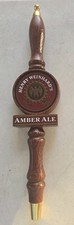 Vintage & Rare Henry Weinhard's Amber Ale Wooden Tap Handle 15