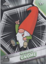 2026 Topps Chrome VeeFriends #109 Knowing Gnome Black Refractor 10/10 picture